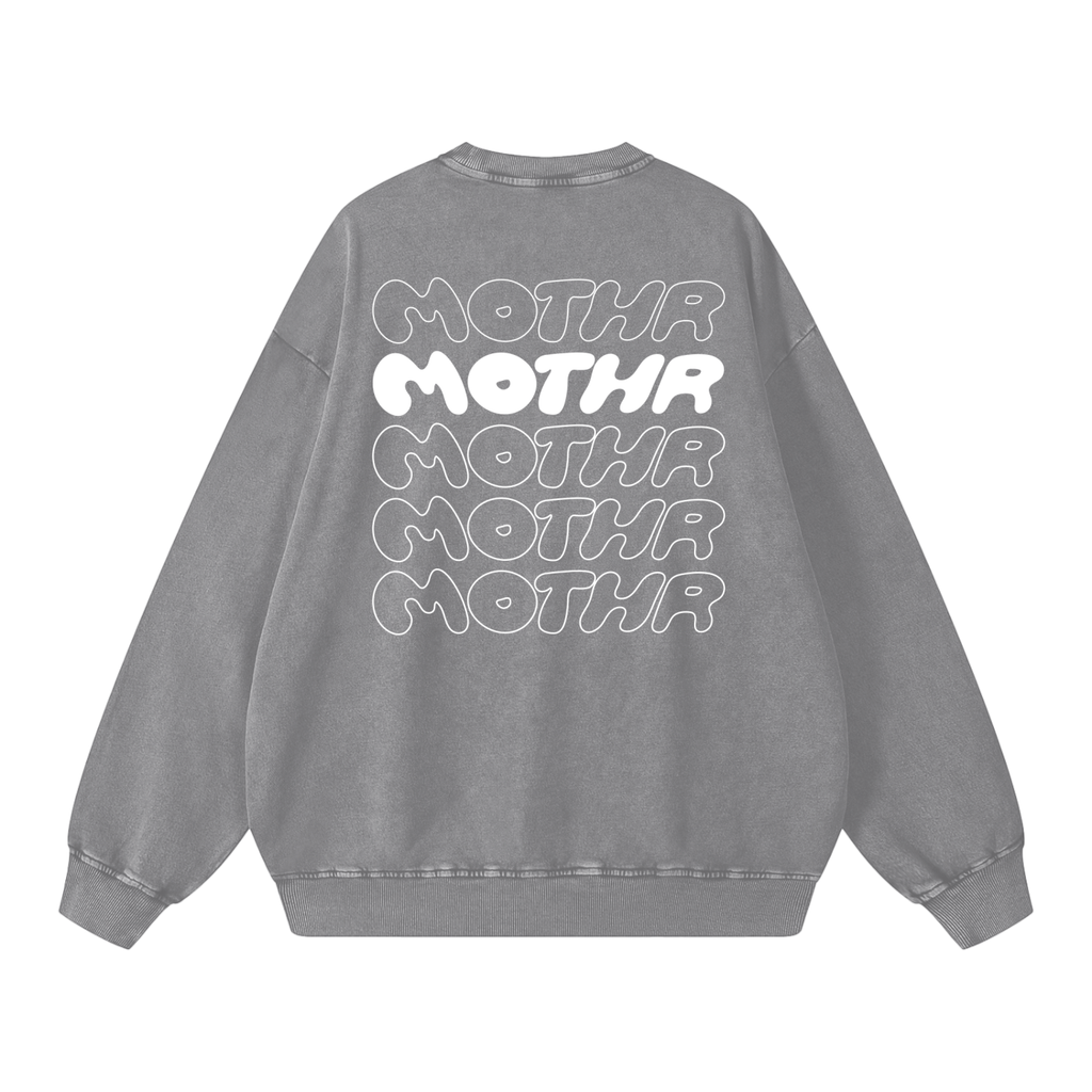 MOTHR Crewneck (Washed Gray) | Pre-order · Ships in 3-4 weeks (Copy)