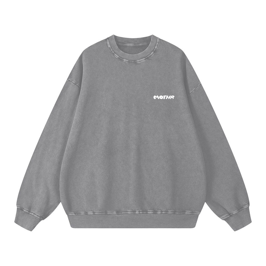 MOTHR Crewneck (Washed Gray) | Pre-order · Ships in 3-4 weeks (Copy)