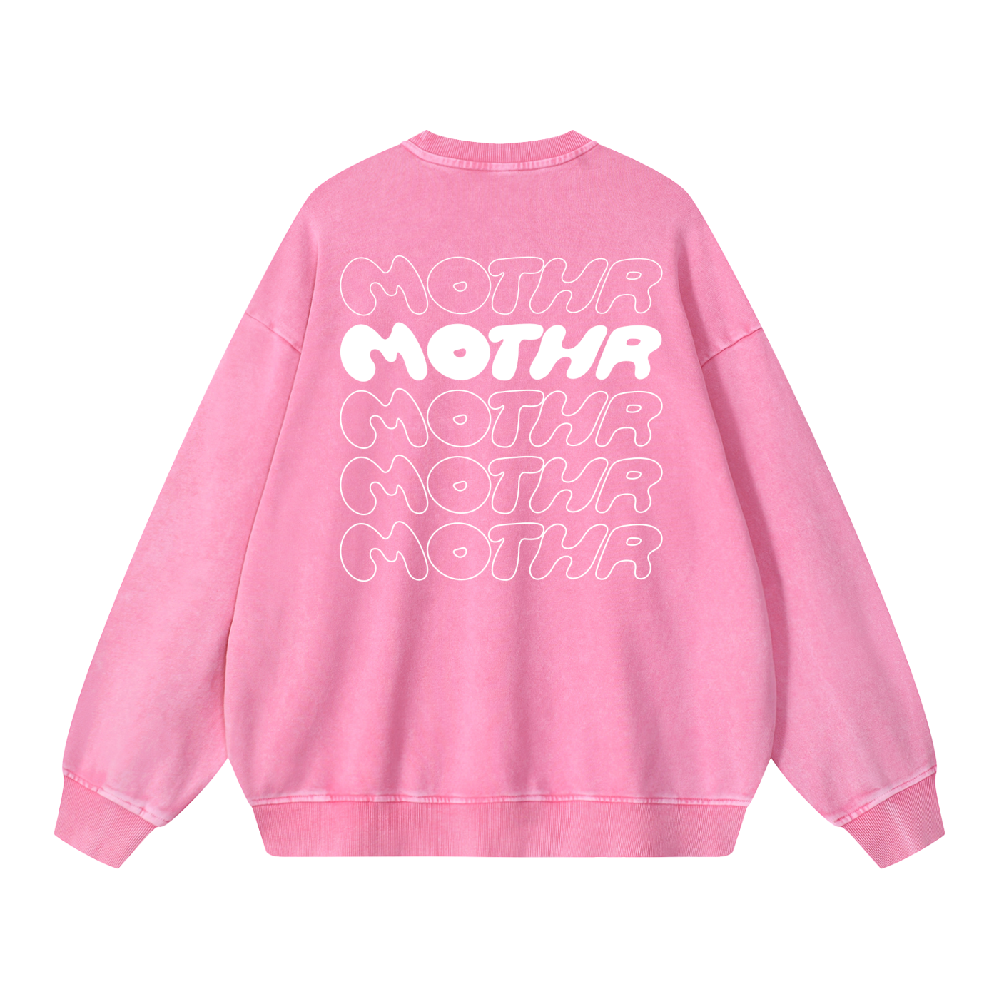 MOTHR Crewneck (Washed Pink) | Pre-order · Ships in 3-4 weeks